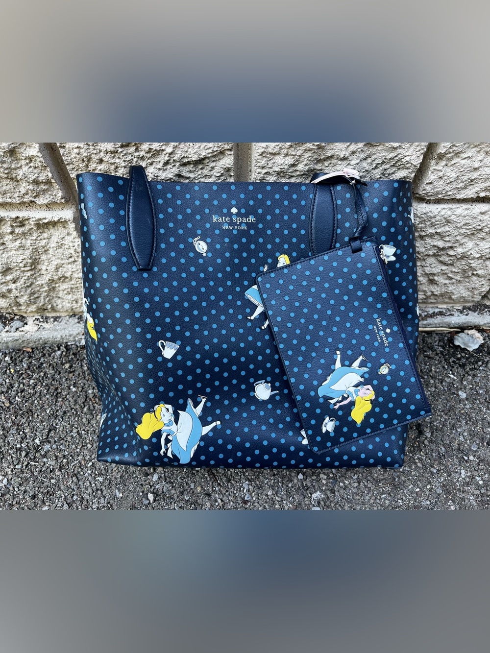 Kate Spade X Alice in Wonderland Tote Bag
